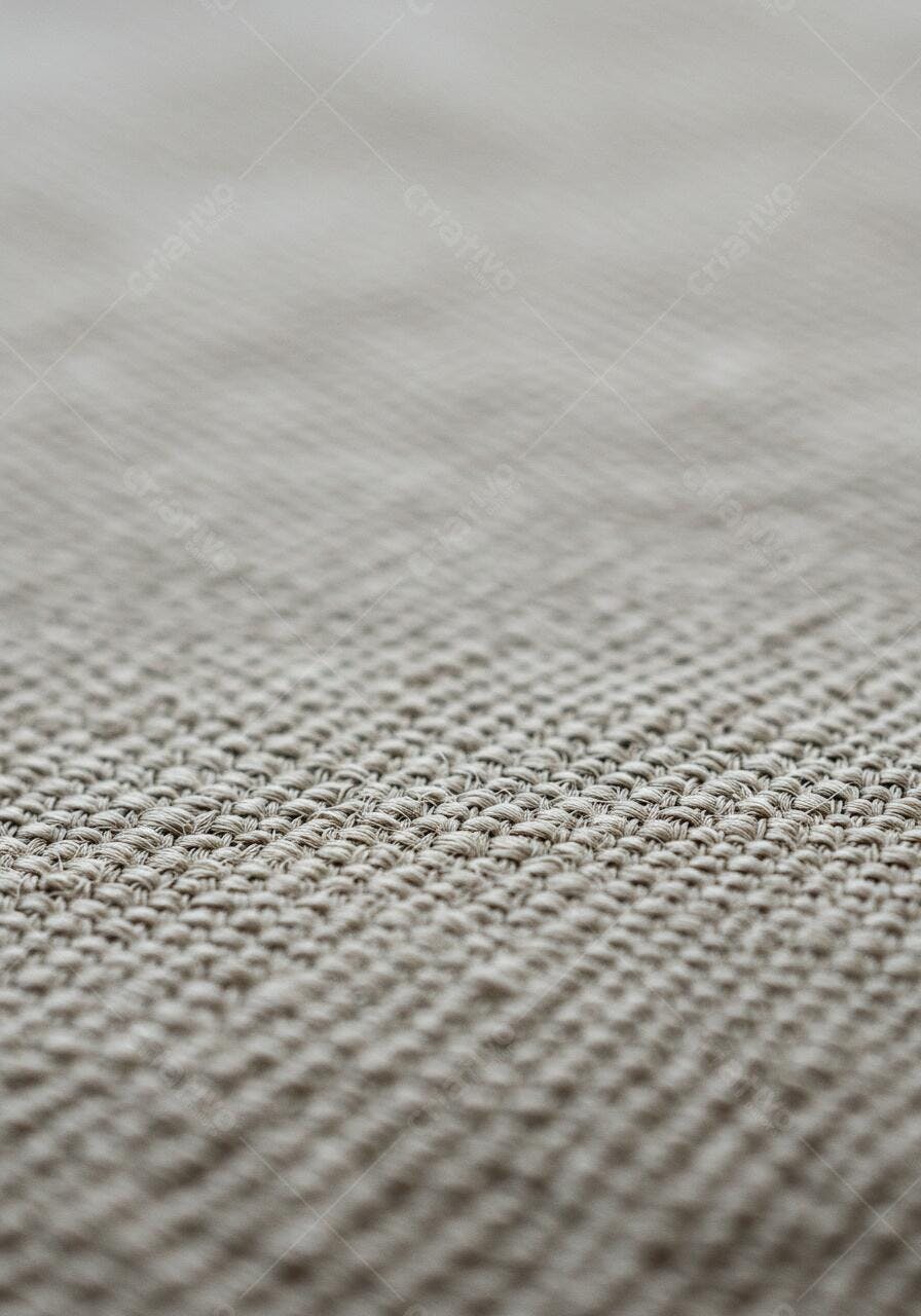 Tecido de linho bege textura detalhe