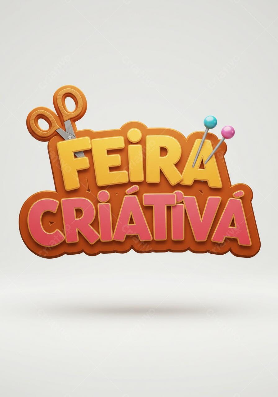 Feira Criativa Logo 3D