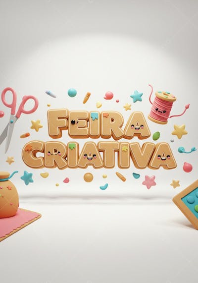 Feira Criativa Artesanato 3D