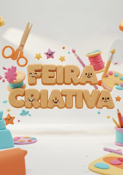 Feira Criativa Artesanato 3D