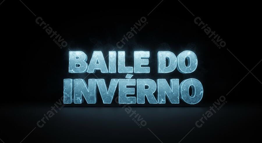 Baile de Inverno Gelo Azul