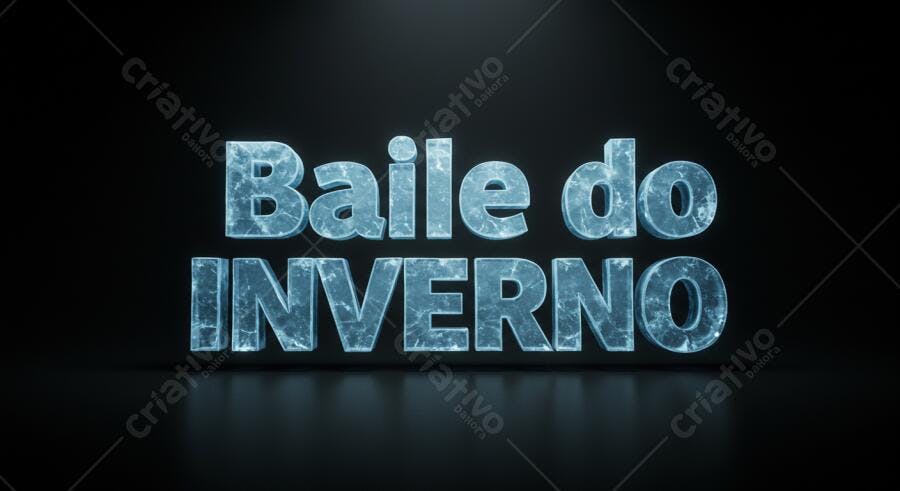 Baile de Inverno Gelo Azul