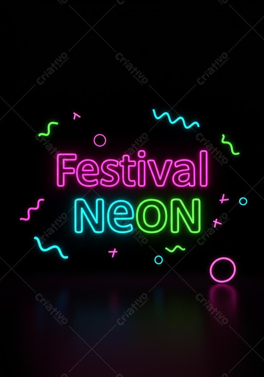Festival Neon Sinais Luminosos