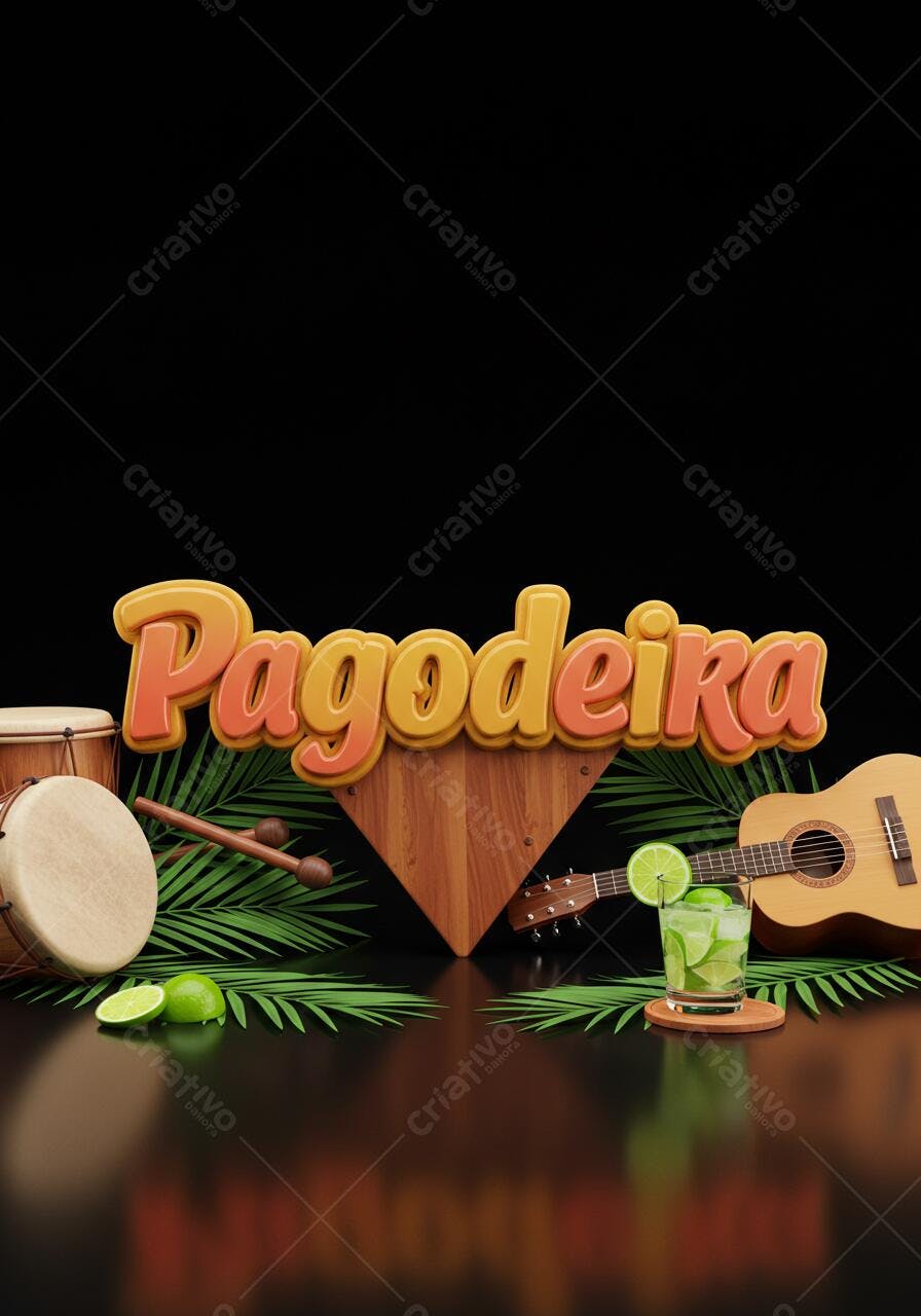 Pagode e instrumentos musicais brasileiros