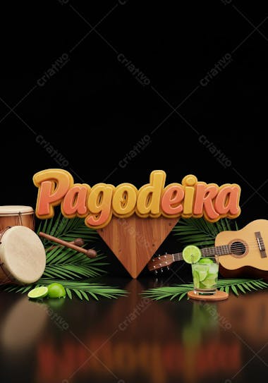 Selo 3D Pagodeira (10)