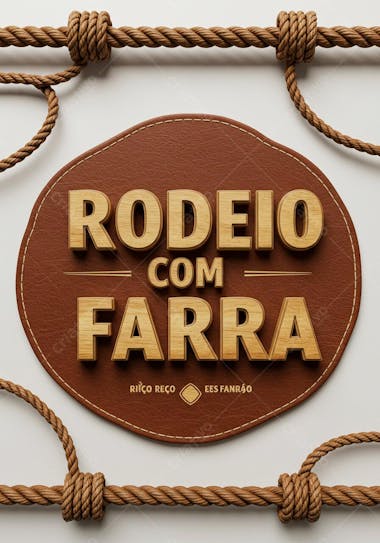Selo 3D Rodeio com farra (4)