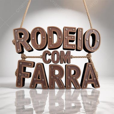 Selo 3D Rodeio com farra (2)