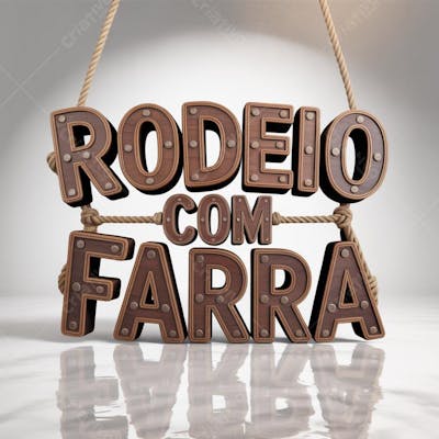 Selo 3D Rodeio com farra (2)