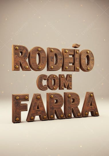 Selo 3D Rodeio com farra (7)