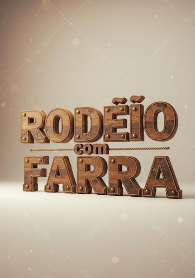 Selo 3D Rodeio com farra (9)