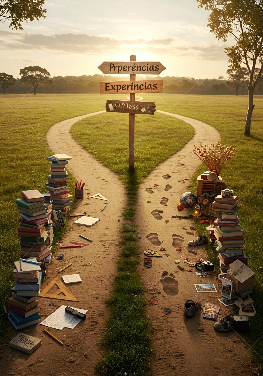 Caminhos da vida preferências e experiências
