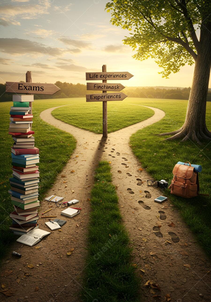 Caminhos da vida Estudo x Experiência
