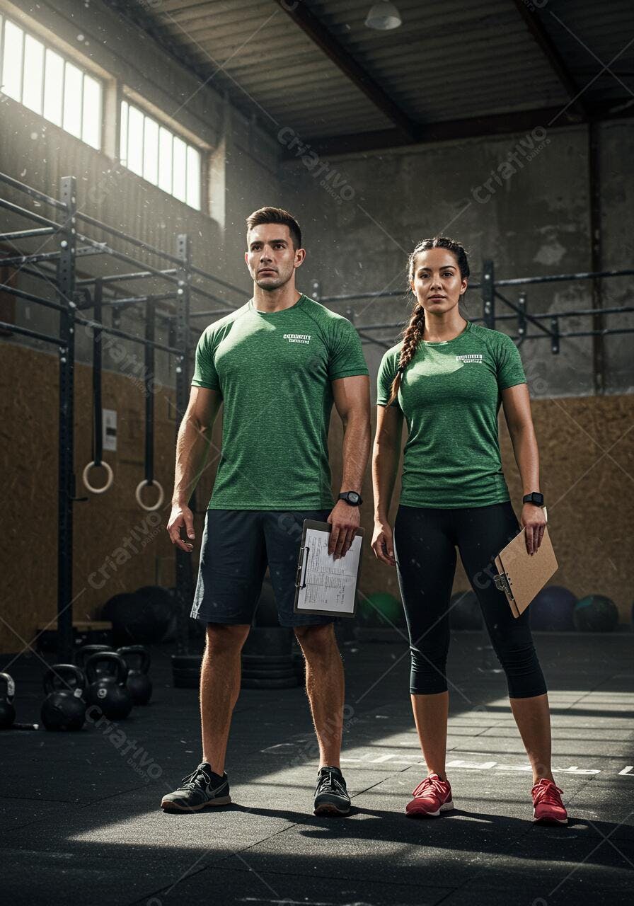 Personal Trainers em Academia Verde