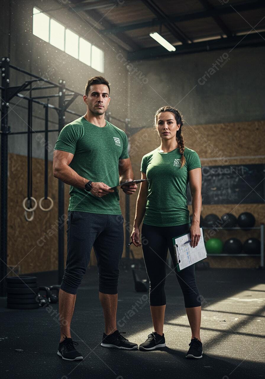Personal Trainers em Academia Verde