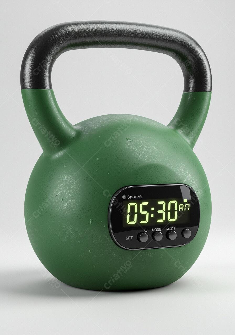 Kettlebell despertador verde 0530