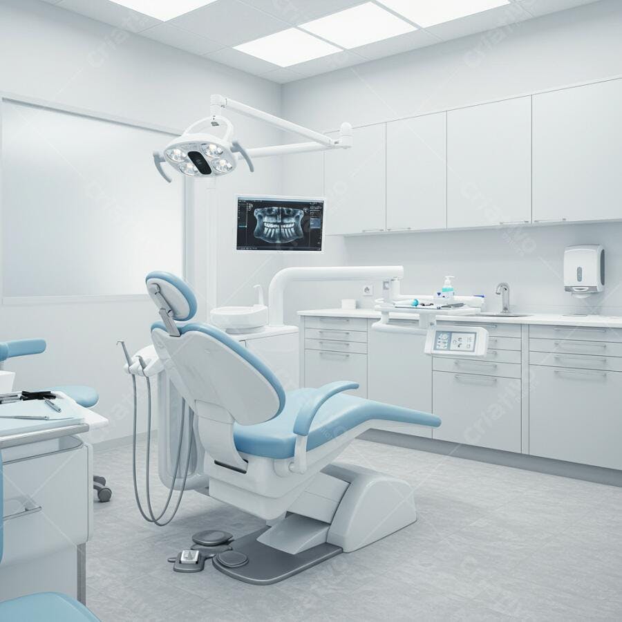 Consultório Odontológico Moderno e Limpo