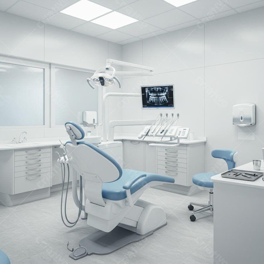 Consultório Odontológico Moderno e Limpo