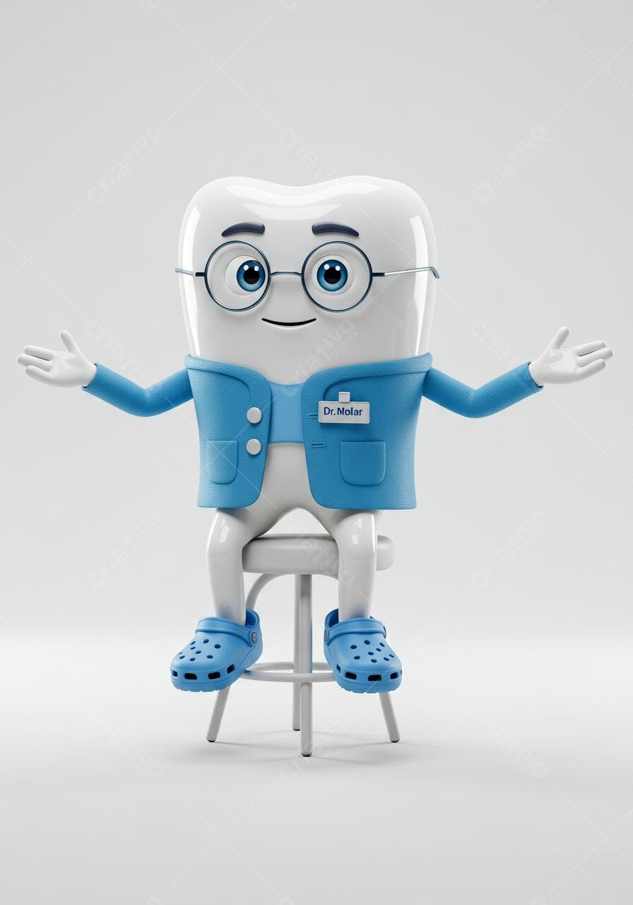 Dentista Dente Dr Molar em consultório