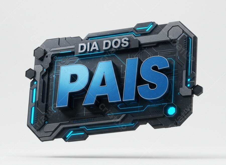 Dia dos Pais Tecnologia Azul
