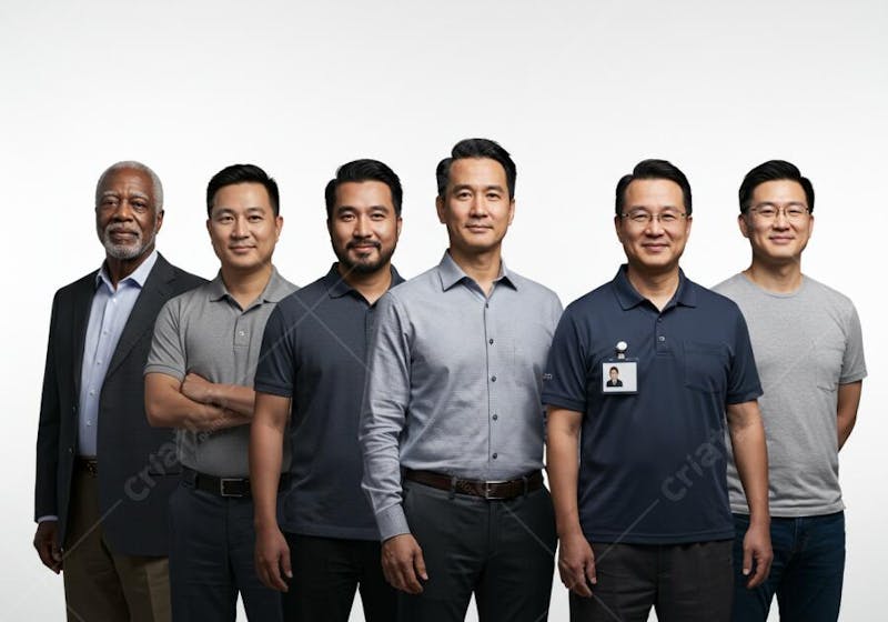 Diverse Team Representation Generated by AI Image
