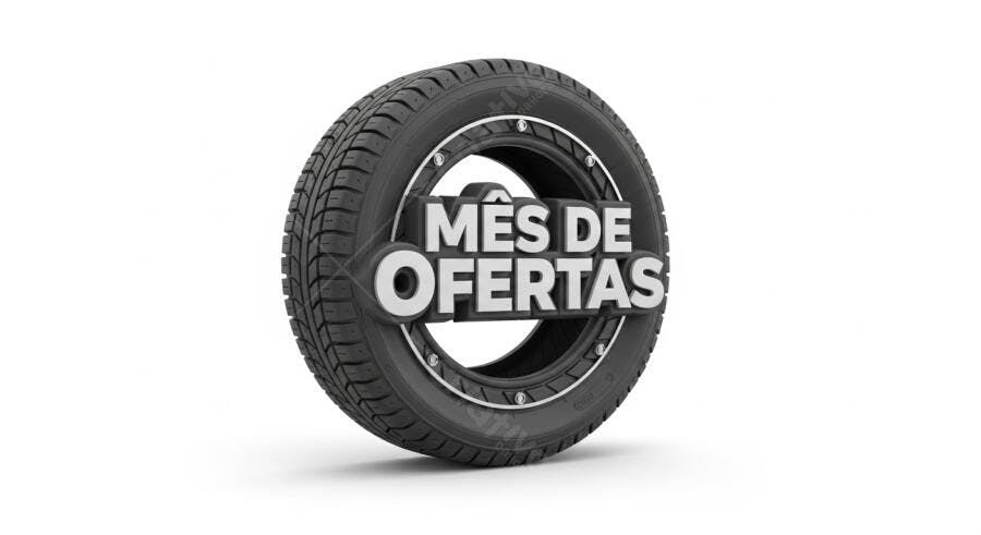 Pneu com oferta Mês de Ofertas