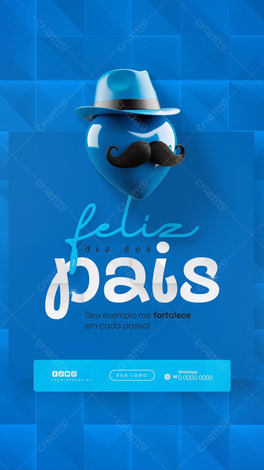 Flyer para Dia dos Pais PSD Editável