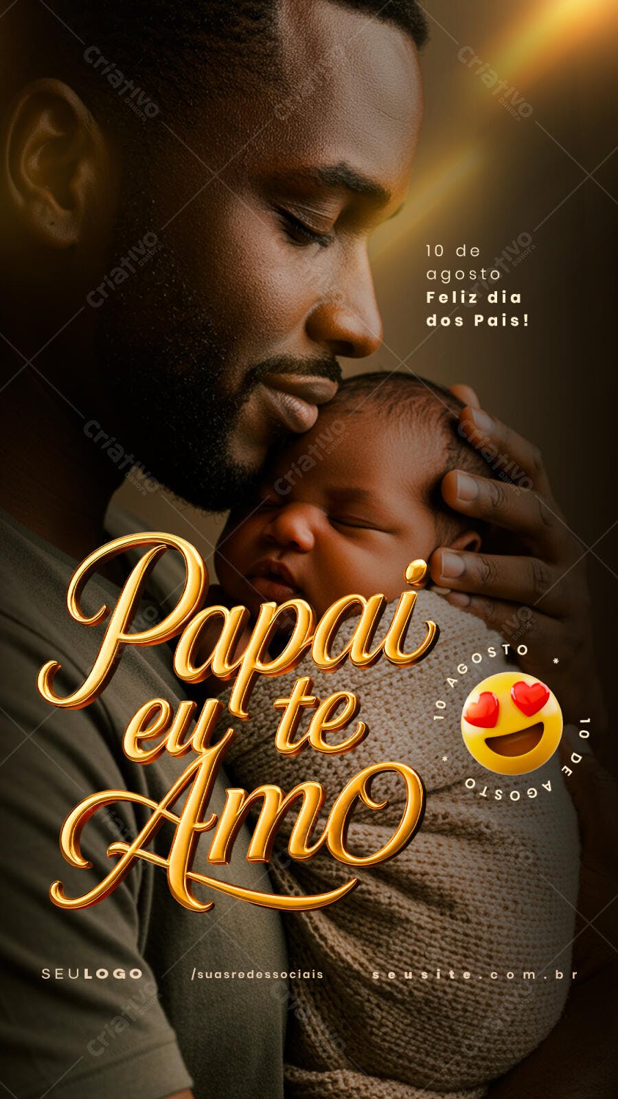 Post para Dia dos Pais PSD Editável