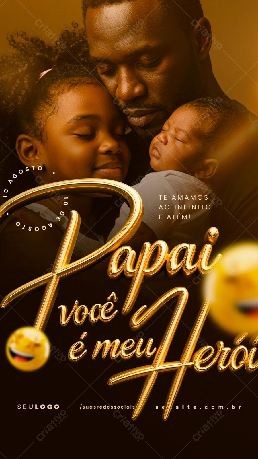 Flyer para Dia dos Pais PSD Editável