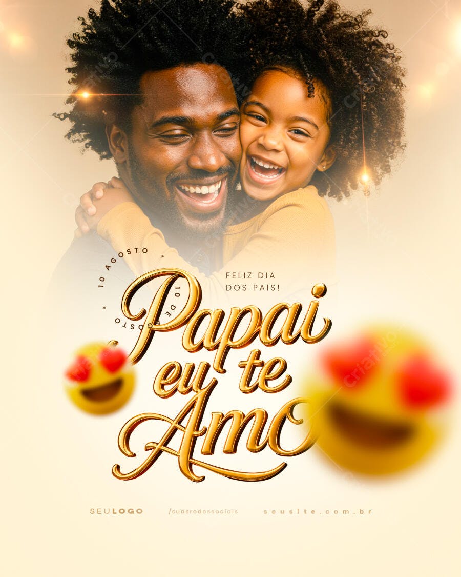 Flyer para Dia dos Pais PSD Editável