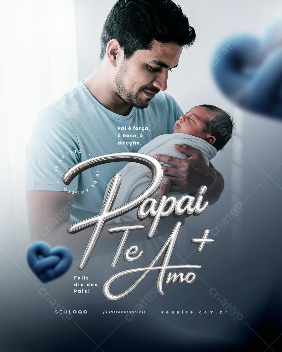 Post para Dia dos Pais PSD Editável
