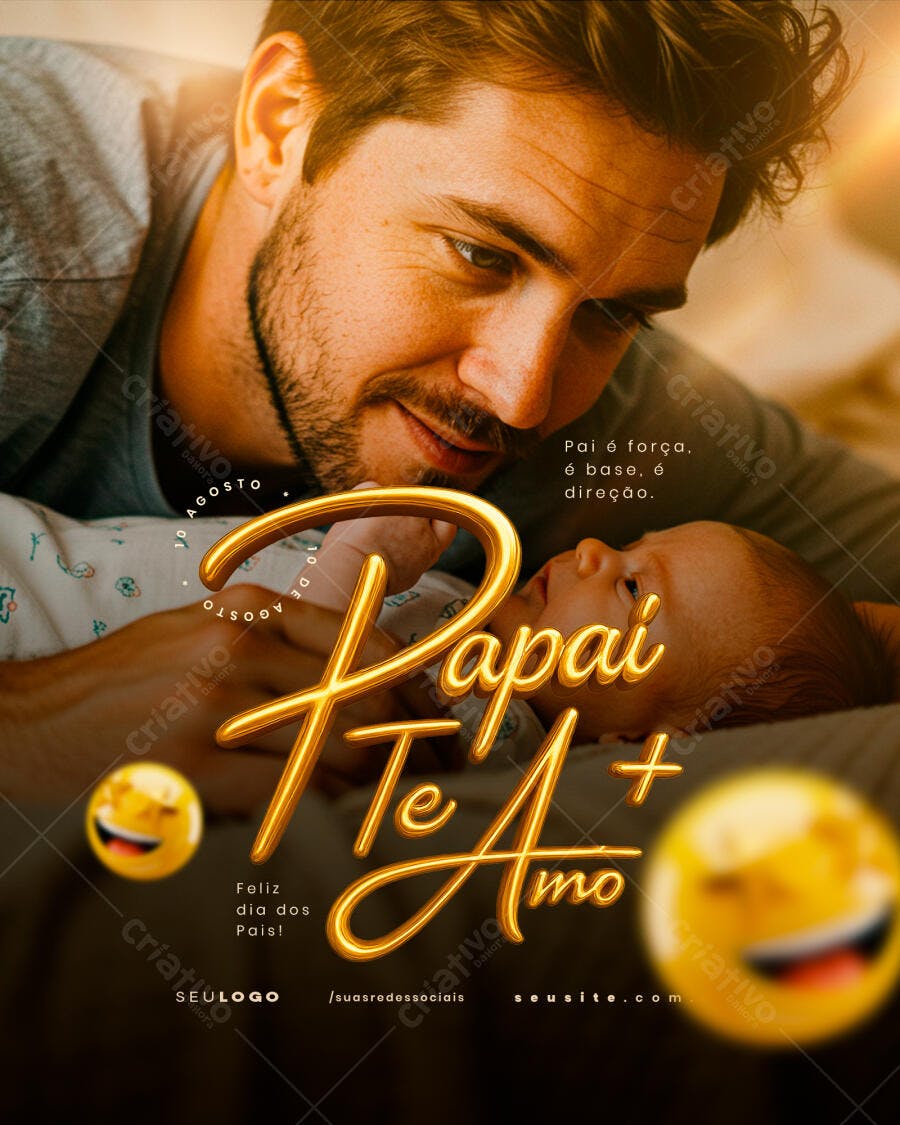 Flyer para Dia dos Pais PSD Editável