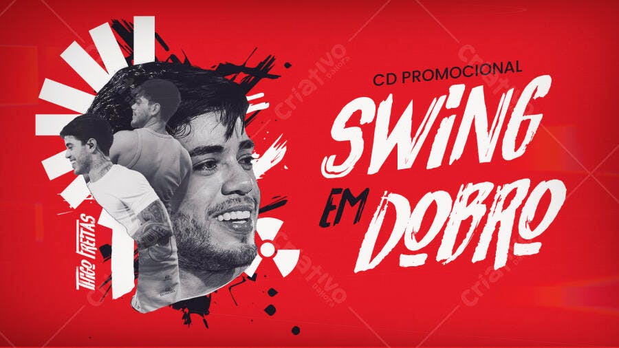CD Promocional para Músico PSD Editável
