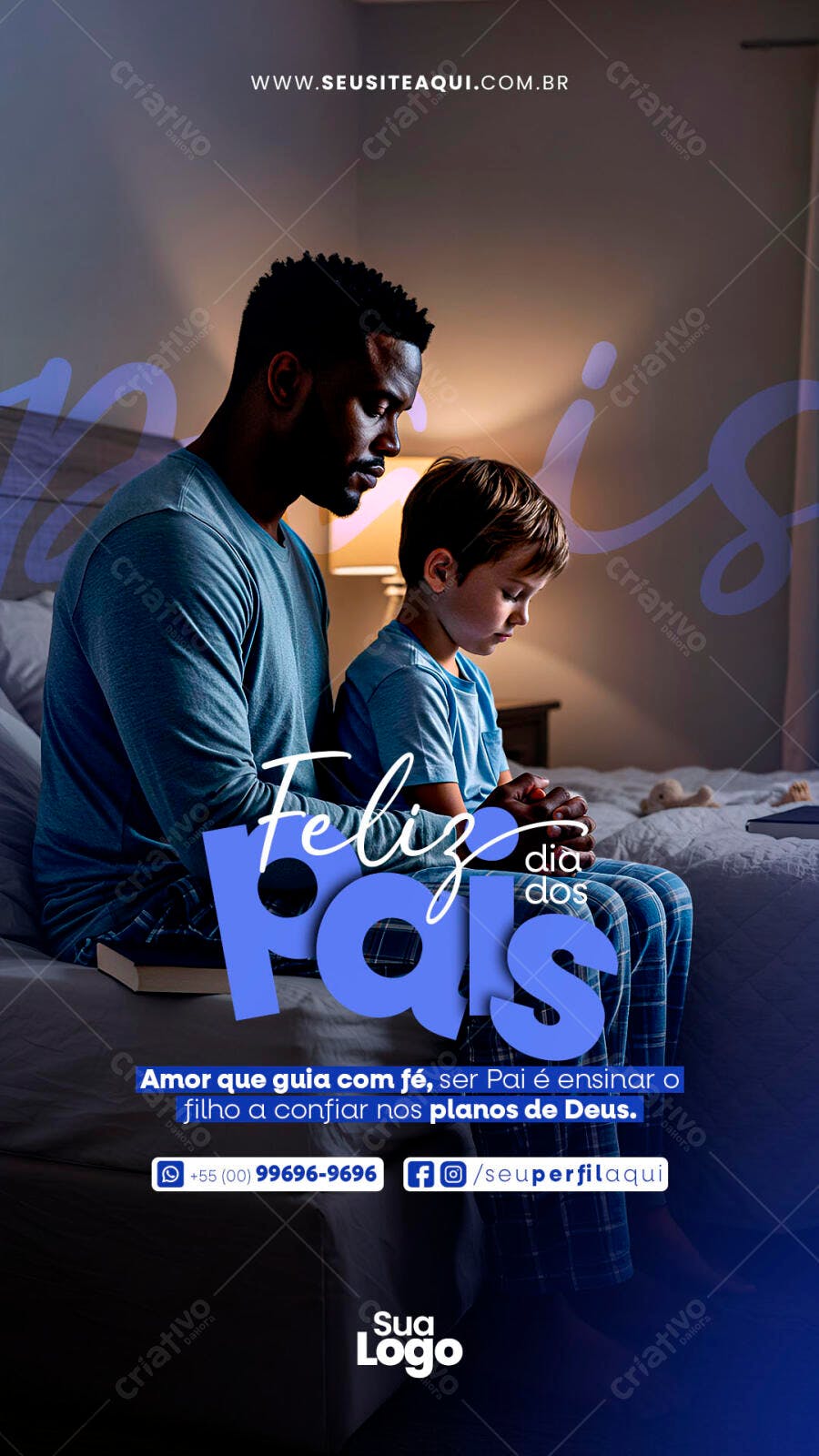 Flyer para Dia dos Pais PSD Editável
