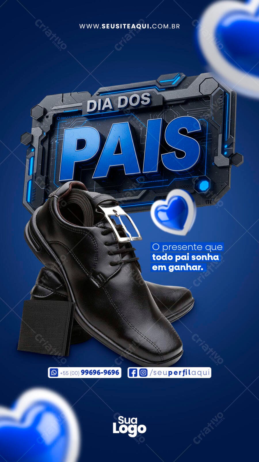 Flyer Dia dos Pais PSD Editável