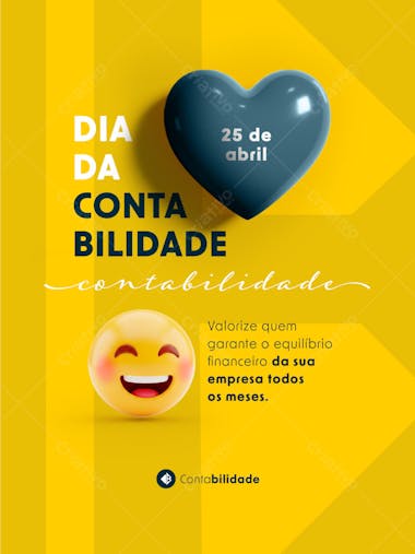 Flyer para o Dia da Contabilidade PSD Editável