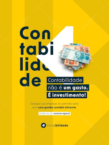 Flyer para Contabilidade PSD Editável
