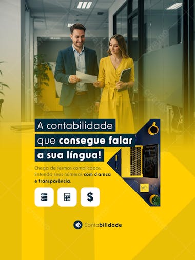 Flyer para Contabilidade PSD Editável