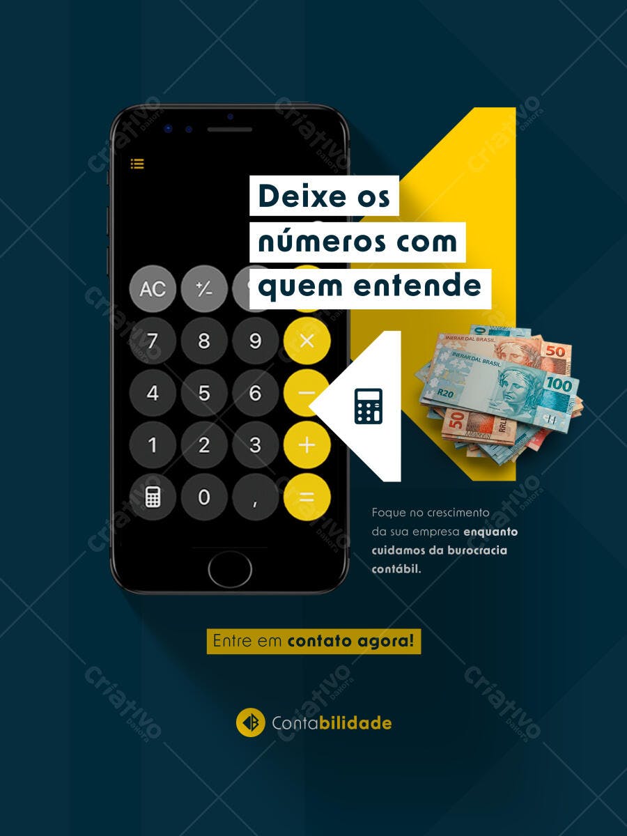 Flyer para Contabilidade PSD Editável
