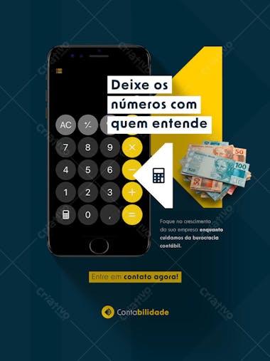 Flyer para Contabilidade PSD Editável