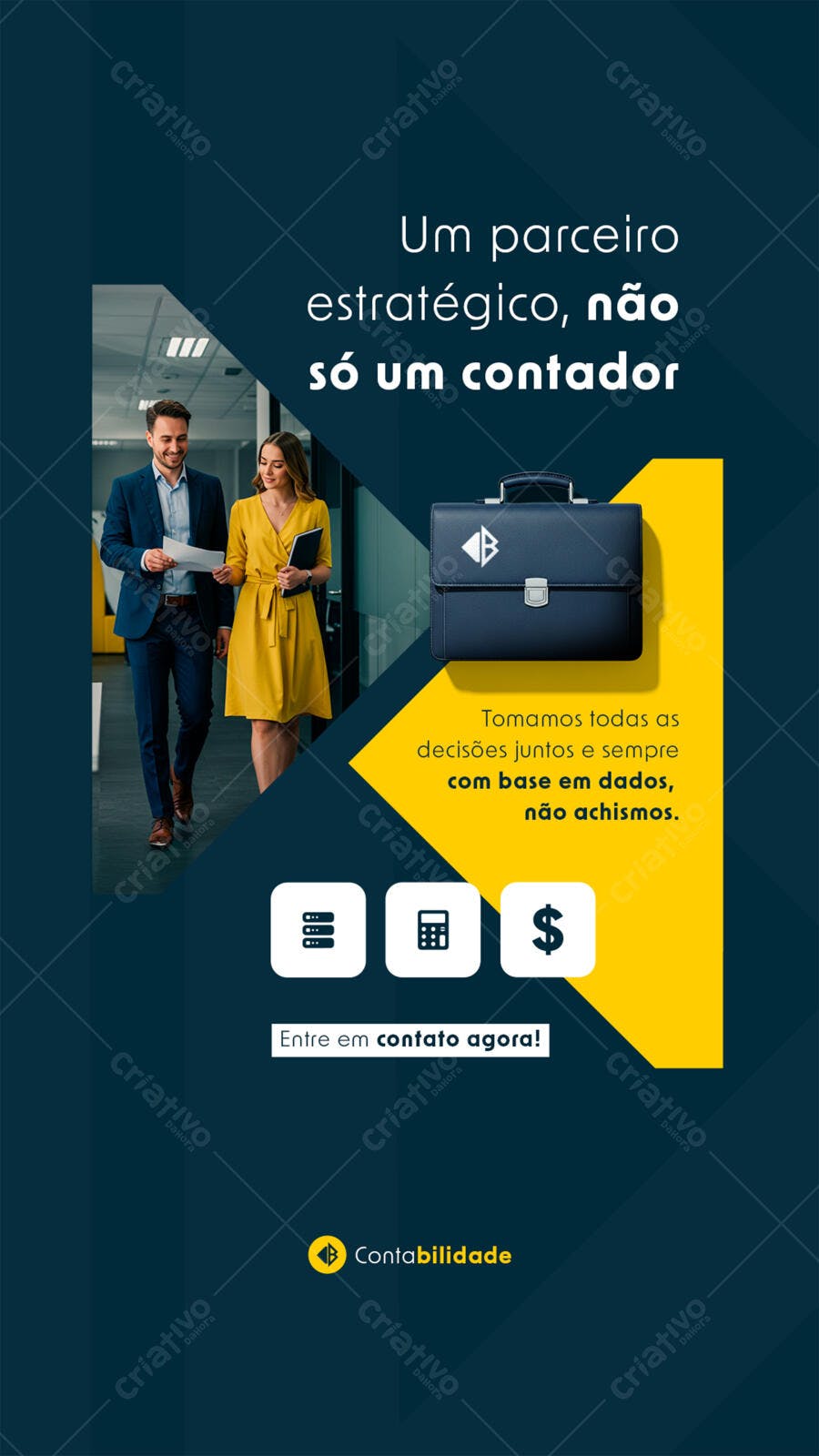 Flyer para Contabilidade PSD Editável
