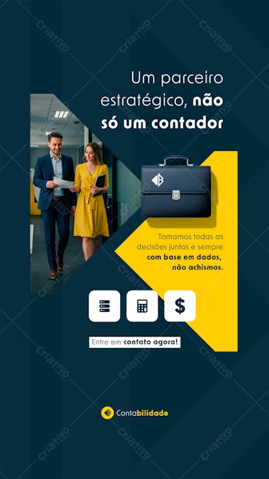 Flyer para Contabilidade PSD Editável