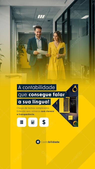 Flyer para Contabilidade PSD Editável