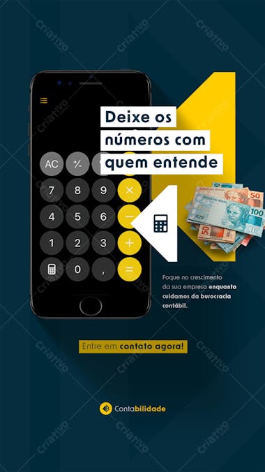 Flyer para Contabilidade PSD Editável