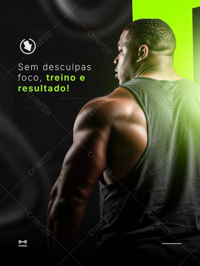 Post para Academia PSD Editável