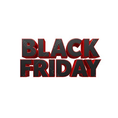 Banner Black Friday PNG com fundo transparente