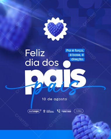 Flyer Dia dos Pais PSD Editável