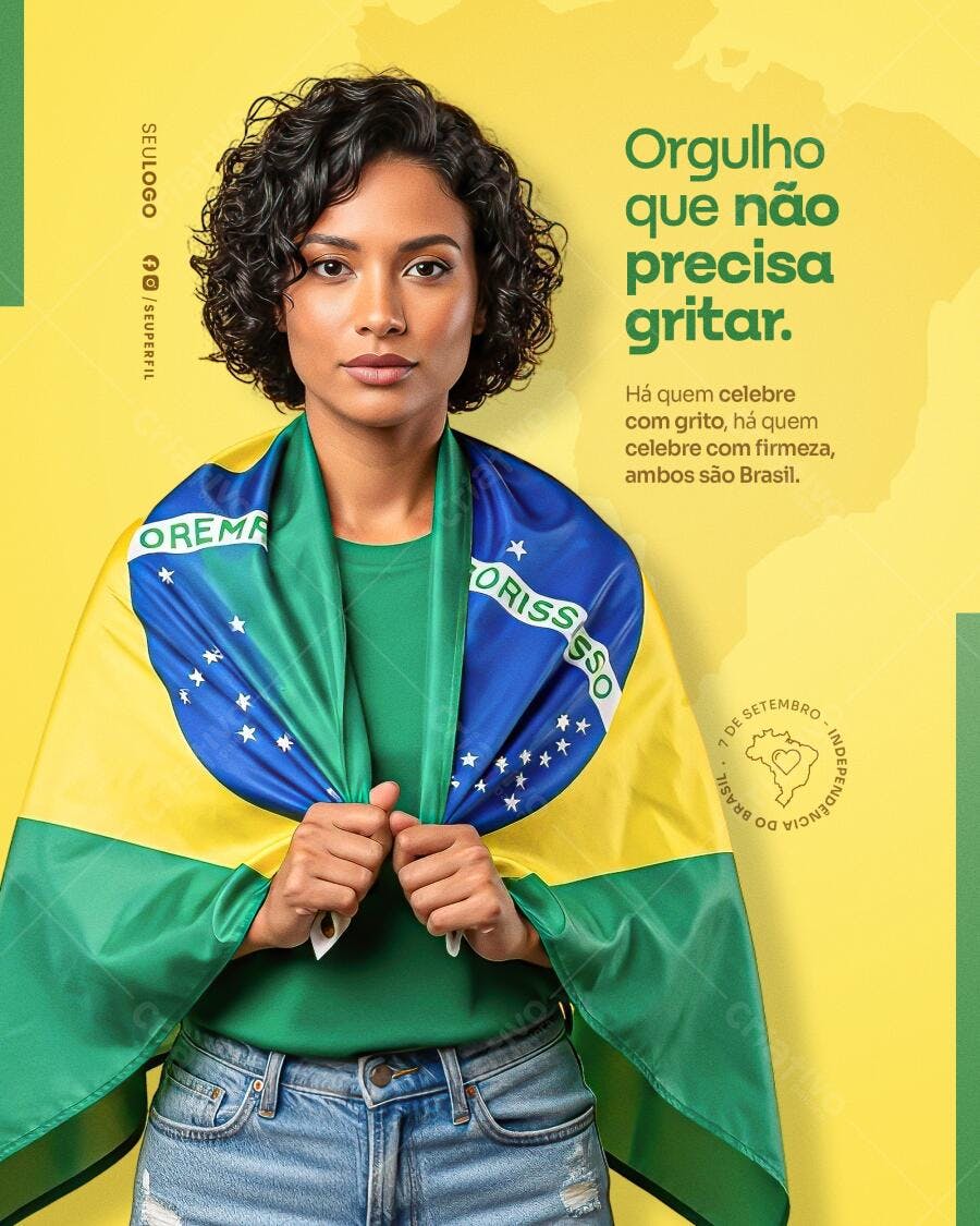 Imagem 7 de Setembro PSD Editável