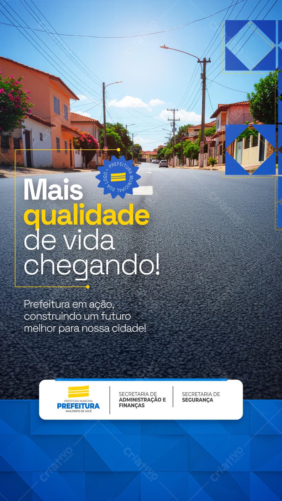 Flyer Prefeitura PSD Editável