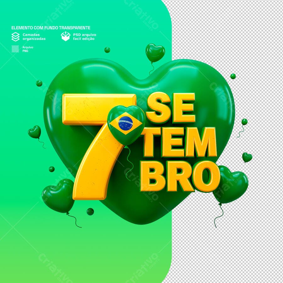 Flyer 7 de Setembro PSD Editável