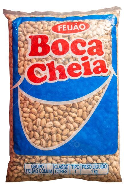 Mockup de embalagem Feijão Boca Cheia PNG com fundo transparente